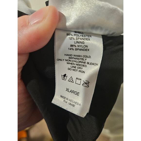 ModCloth Womens Kelsie One-Piece Swimsuit Ruffle Black Blue‎ Size XL - Picture 5 of 8